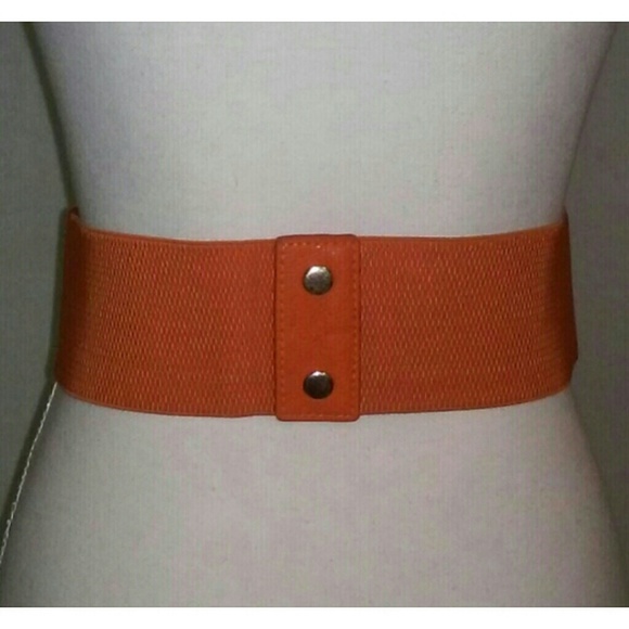 Orange & Green Double Strap Waist Belt - Picture 3 of 3